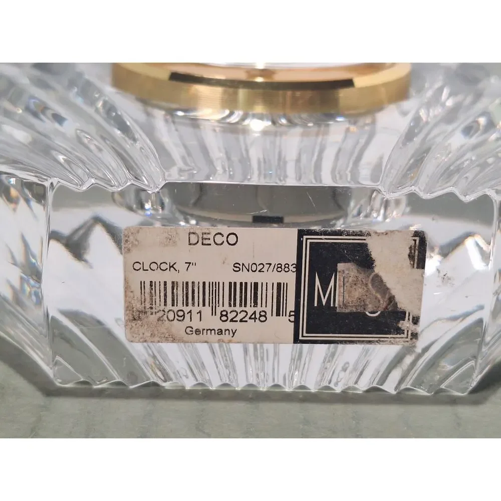 Mikasa Deco Crystal Clock Germany 7